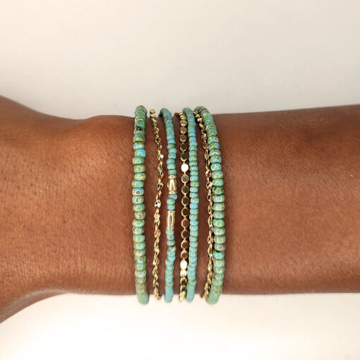 Manchette Turquoise BASIC – Image 2