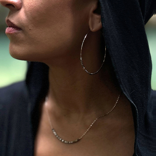 delfine_bijoux_collection_wild_boucles_d_oreilles_creoles_grandes_hoops_or_hematites_sexy_sauvage_jungle_tendance_mode
