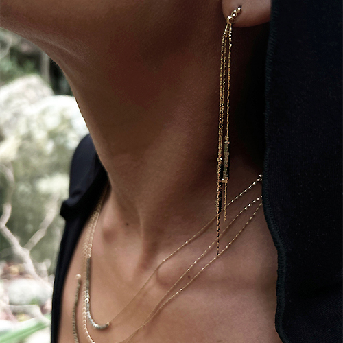 delfine_bijoux_collection_wild_boucles_d_oreilles_longues_or_hematites_sexy_sauvage_jungle_tendance_mode