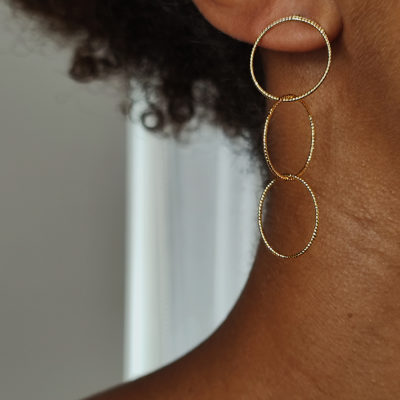 Boucles pendents plastron LIGHT