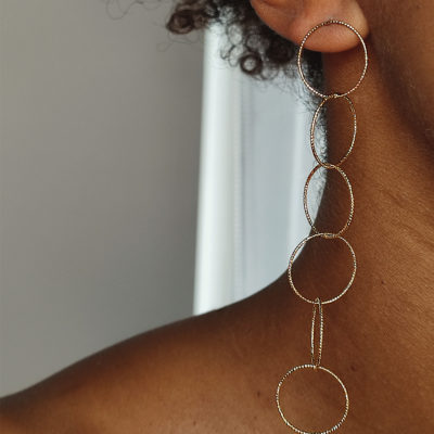 Boucles pendents plastron LIGHT