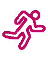 picto sport fuchsia pour les conseils d'entretien